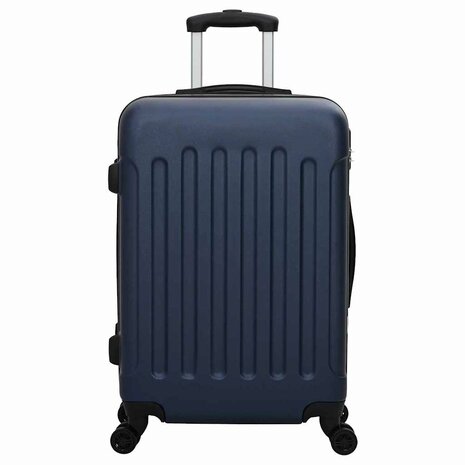 Koffer met slot 3 pcs Donkerblauw 50 x 31 x 78 cm ABS Kunststof 3