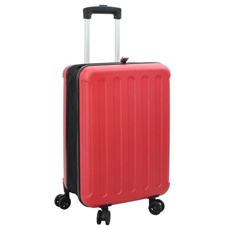 Koffer met slot Rood 34 x 23 x 55.5 cm ABS Kunststof 1