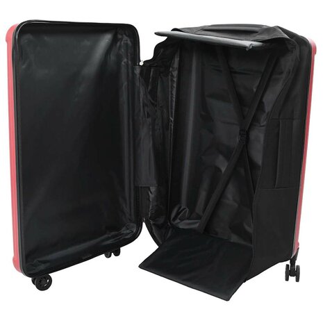 Koffer met slot Rood 50 x 30 x 76 cm ABS Kunststof 3
