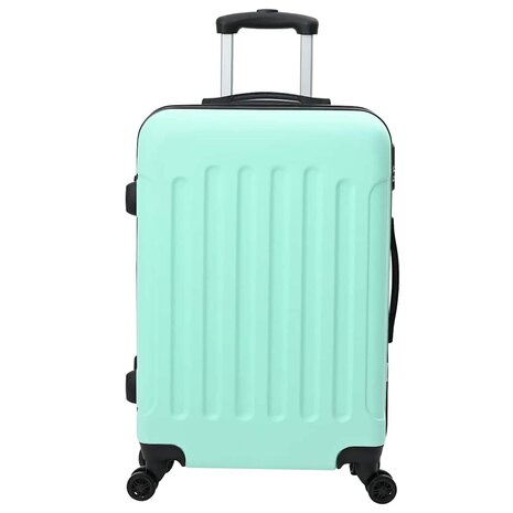 Koffer met slot 3 pcs Mintgroen 50 x 31 x 78 cm ABS Kunststof 3