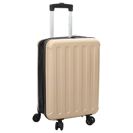Koffer met slot champagne 34 x 23 x 55.5 cm ABS Kunststof 1