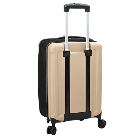Koffer met slot champagne 34 x 23 x 55.5 cm ABS Kunststof 5