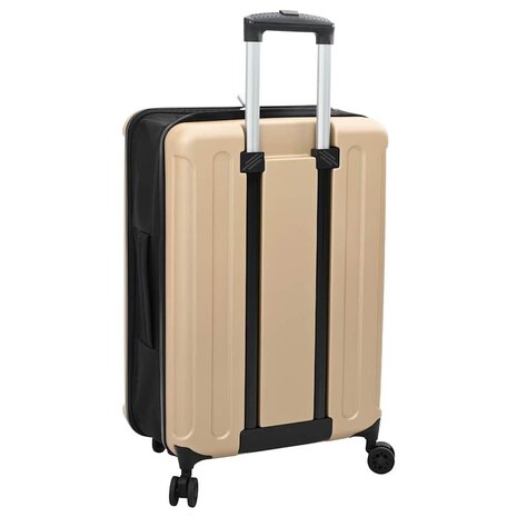 Koffer met slot champagne 43 x 27 x 66 cm ABS Kunststof 5