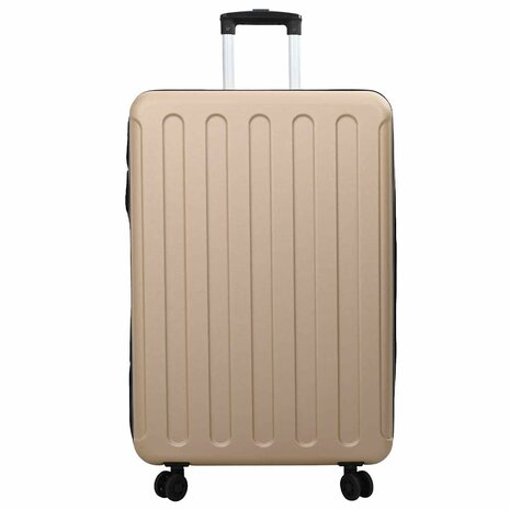 Koffer met slot champagne 50 x 30 x 76 cm ABS Kunststof 2
