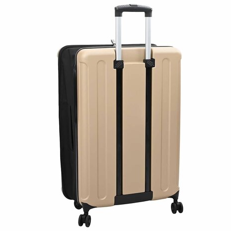 Koffer met slot champagne 50 x 30 x 76 cm ABS Kunststof 5