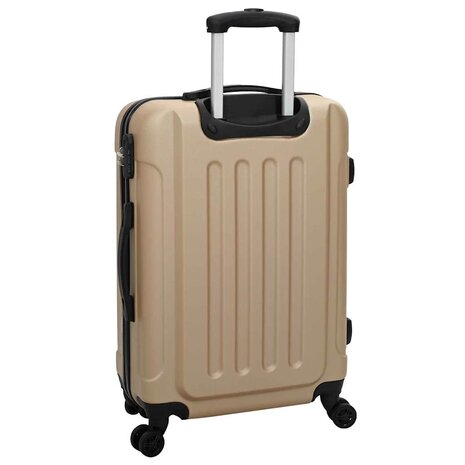 Koffer met slot 3 pcs champagne 50 x 31 x 78 cm ABS Kunststof 6