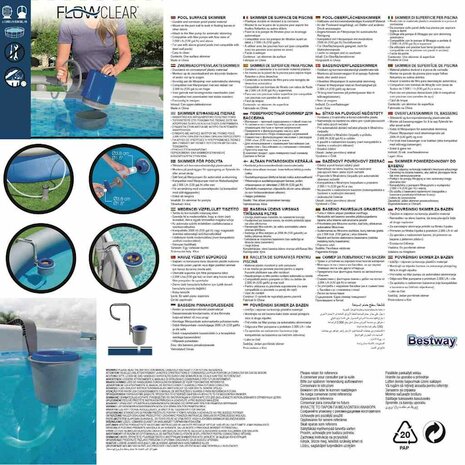 Bestway Zwembad skimmer Flowclear 58233  2