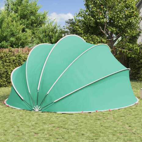 Zwembadoverkapping Blauw 546 x 516 x 250 cm 185T polyester met PU-coating 4