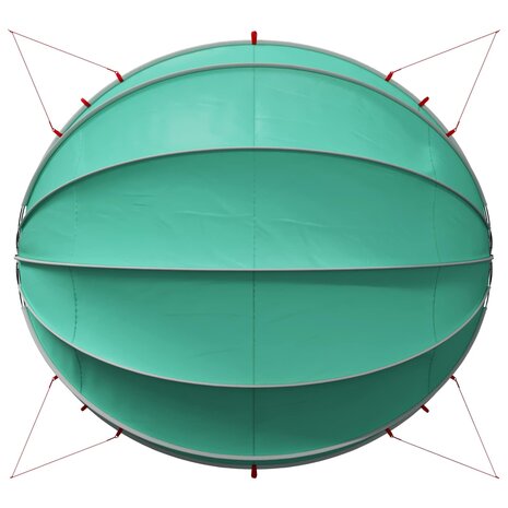 Zwembadoverkapping Blauw 546 x 516 x 250 cm 185T polyester met PU-coating 11