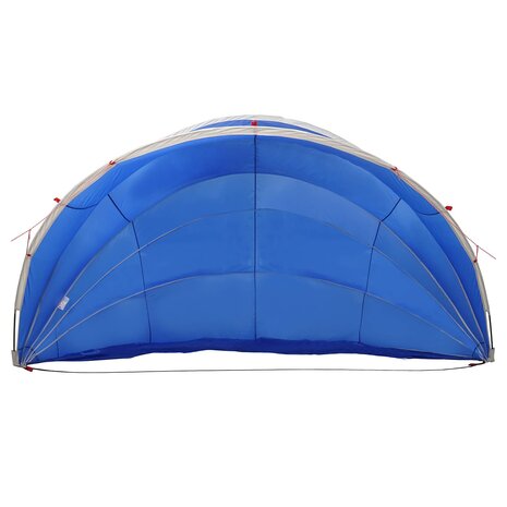 Zwembadoverkapping Groen 592 x 590 x 275 cm 185T polyester met PU-coating 7