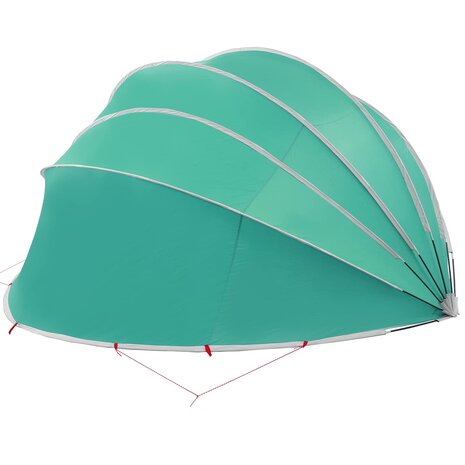 Zwembadoverkapping Blauw 592 x 590 x 275 cm 185T polyester met PU-coating 10