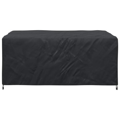 Tuinsethoes Effen Zwart 143 x 225 x 90 cm 600D 8