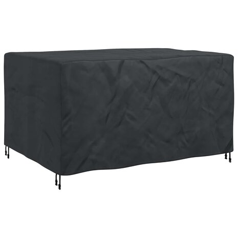 Tuinsethoes Effen Zwart 180 x 140 x 90 cm 420D 2