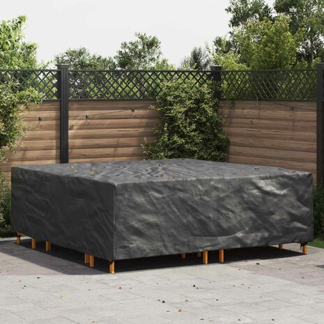 Tuinsethoes Effen Zwart 220 x 220 x 70 cm 210D 1