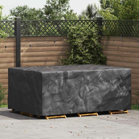 Tuinsethoes Effen Zwart 230 x 165 x 80 cm 210D 1