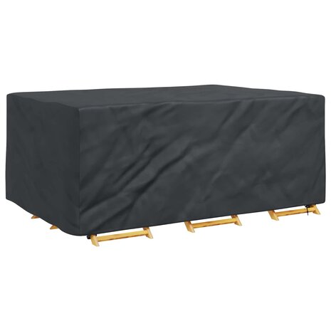 Tuinsethoes Effen Zwart 230 x 165 x 80 cm 420D 3