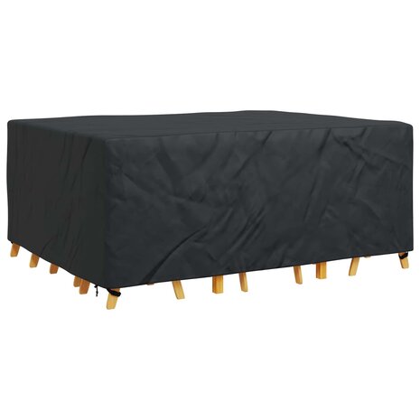 Tuinsethoes Effen Zwart 240 x 190 x 90 cm 420D 3