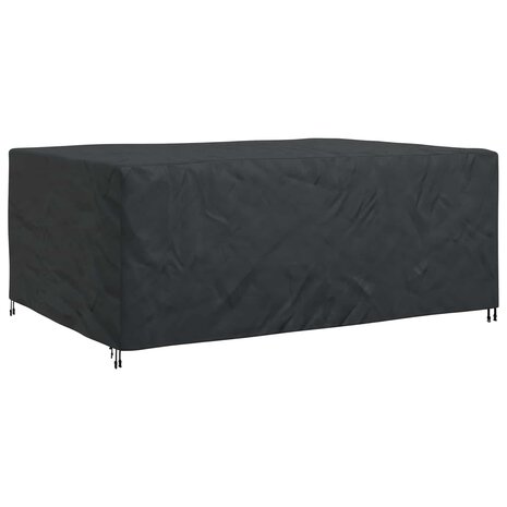 Tuinsethoes Effen Zwart 270 x 180 x 90 cm 210D 2