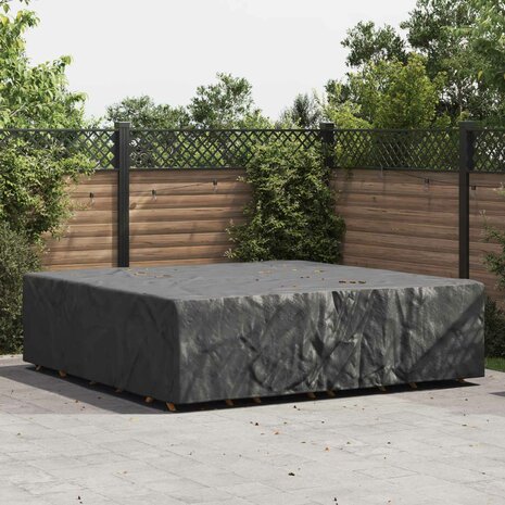 Tuinsethoes Effen Zwart 275 x 275 x 70 cm 210D 1