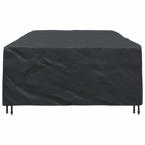 Tuinsethoes Effen Zwart 315 x 180 x 74 cm 210D 2