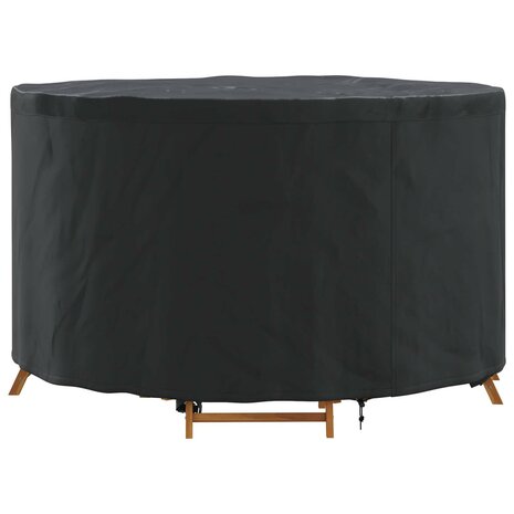 Tuinsethoes Zwart 128 x 128 x 71 cm 210D Oxford Stof 3
