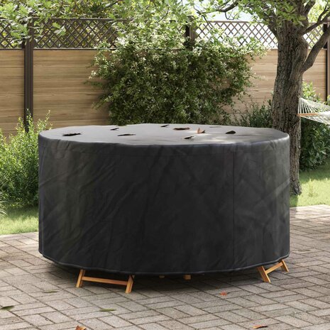 Tuinsethoes Zwart 182 x 182 x 85 cm 210D Oxford Stof 1