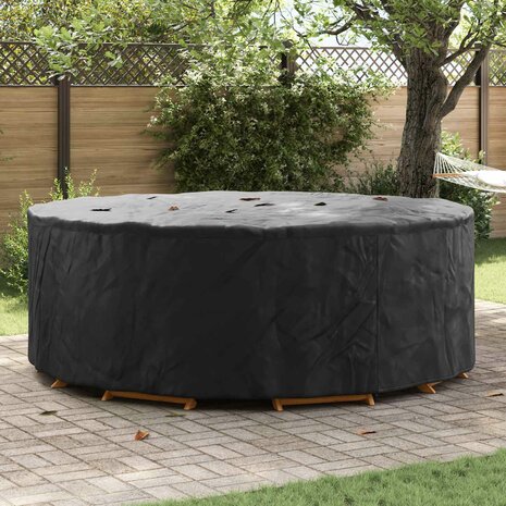 Tuinsethoes Zwart 244 x 244 x 71 cm 210D Oxford Stof 1