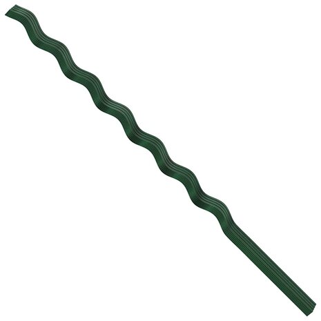 Plantondersteuning 50 pcs Groen 170 x 0,6 x 0,6 cm Staal 9