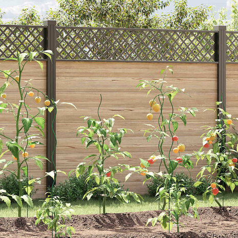 Plantondersteuning 5 pcs Groen 110 x 0.6 x 0.6 cm Staal 1