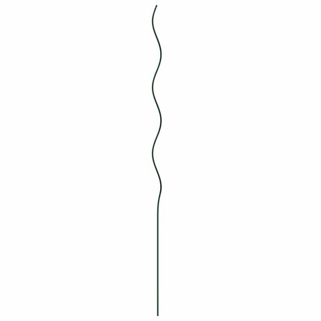 Plantondersteuning 5 pcs Groen 110 x 0.6 x 0.6 cm Staal 6