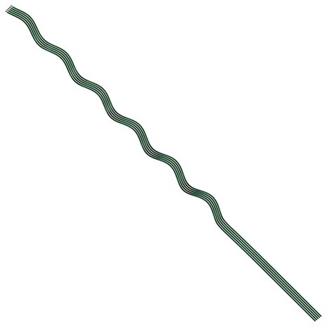 Plantondersteuning 5 pcs Groen 150 x 0,6 x 0,6 cm Staal 9