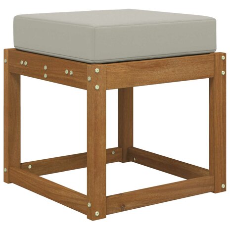 Buiten Zitkussen Grijs 40 x 40 x 8 cm 100% Polyester 3