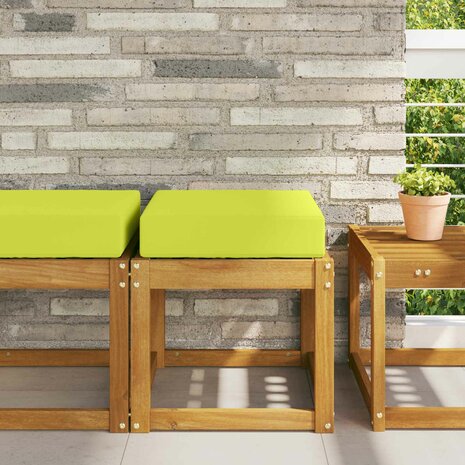 Buiten Zitkussen Groen 40 x 40 x 8 cm 100% Polyester 1