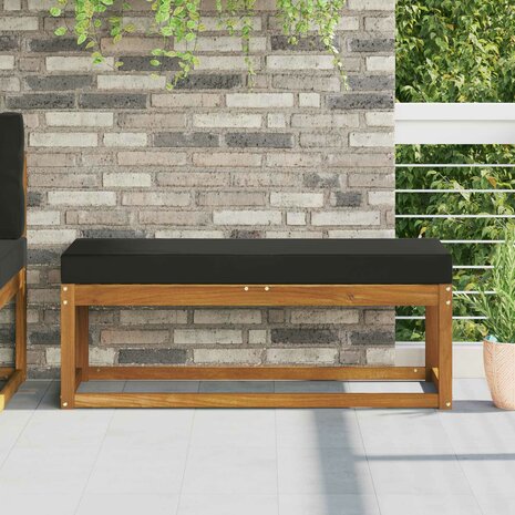 Buiten Zitkussen Zwart 111,5 x 40 x 8 cm 100% Polyester 1