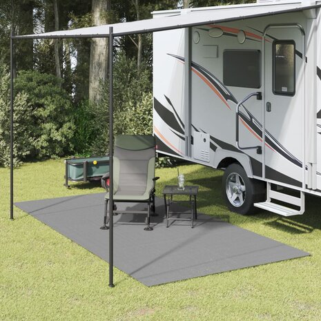 Tenttapijt 4x2 m antracietkleurig 1