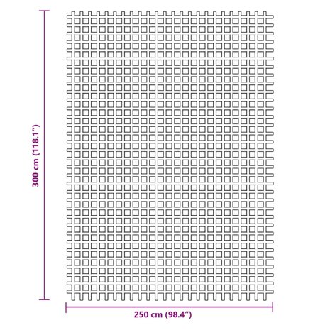 Tenttapijt 3x2,5 m antracietkleurig 7