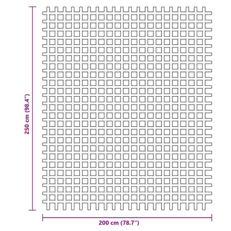 Tenttapijt 2,5x2 m groen 7