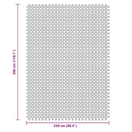 Tenttapijt 3x2,5 m groen 7