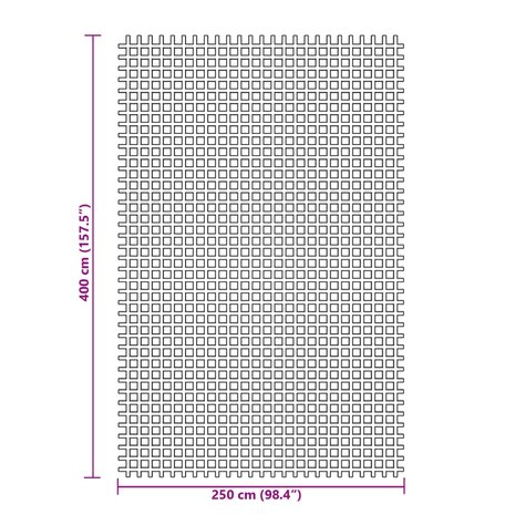 Tenttapijt 4x2,5 m groen 7
