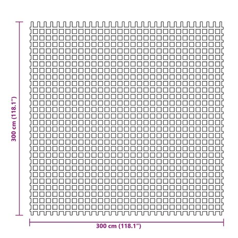 Tenttapijt 3x3 m groen 7