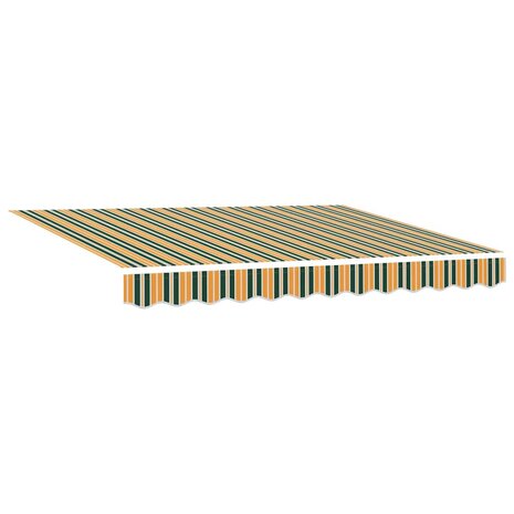 Elektrisch Uittrekbaar Zonnescherm Groen en geel 300 x 250 cm 5