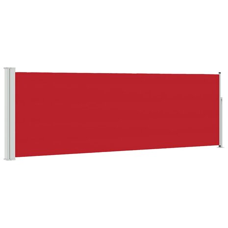Tuinscherm uittrekbaar 100x300 cm rood 2