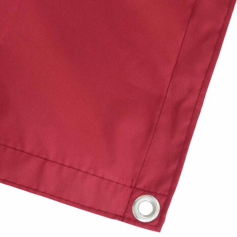 Balkonscherm Rood 75 x 200 cm PU gecoat oxford alu 3