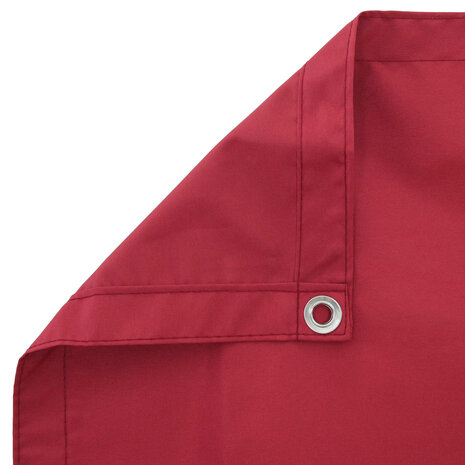 Balkonscherm Rood 75 x 200 cm PU gecoat oxford alu 4