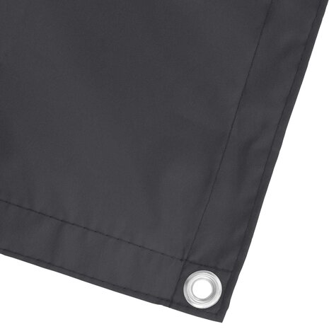 Balkonscherm Zwart 75 x 200 cm PU gecoat oxford alu 3
