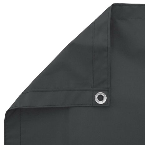 Balkonscherm Zwart 75 x 200 cm PU gecoat oxford alu 4