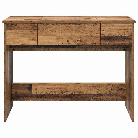 Kaptafel met lade met opslag Oudhout 100 x 45 x 76 cm 7
