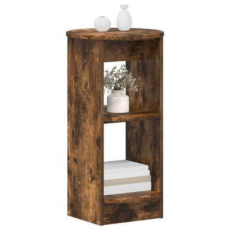 Bijzetkast Gerookte Eik 40 x 40 x 75 cm Geconstrueerd hout 2