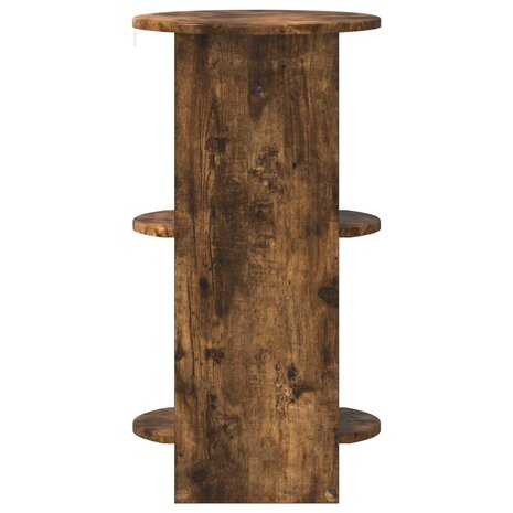 Bijzetkast Gerookte Eik 40 x 40 x 75 cm Geconstrueerd hout 4