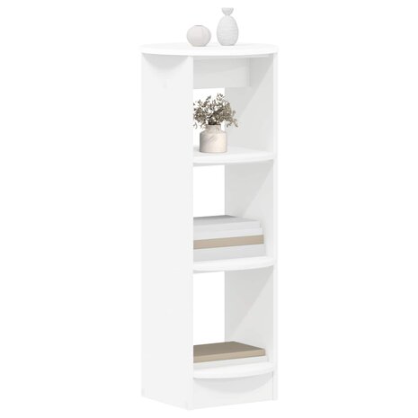 Bijzetkast Wit 40 x 40 x 100 cm Geconstrueerd hout 2